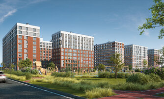 Квартира в ЖК UP-квартал Новый Московский, 1 комнатная, 33.57 м², 9 этаж