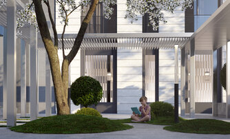 Квартира в ЖК Коллекционный дом 1919, 2 комнатная, 58.89 м², 2 этаж