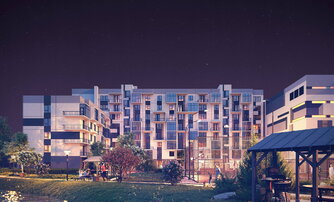 Квартира в ЖК Sertolovo Park, 1 комнатная, 42.74 м², 7 этаж