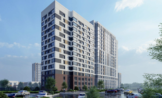 Квартира в ЖК Сибирь, 1 комнатная, 43.5 м², 6 этаж