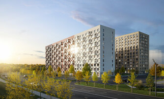 Квартира в ЖК Витебский парк, 1 комнатная, 41.3 м², 2 этаж