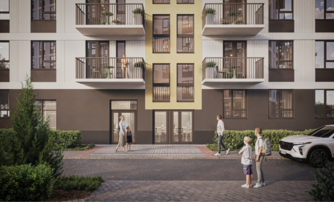 Квартира в ЖК Арт Парк, 3 комнатная, 76.62 м², 1 этаж