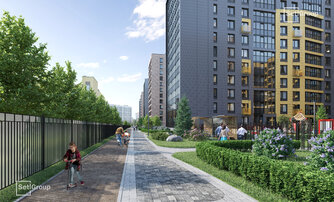 Квартира в ЖК Прайм Приморский, 3 комнатная, 88.11 м², 3 этаж