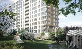 Квартира в ЖК Аквилон Leaves, студия, 28.7 м², 12 этаж