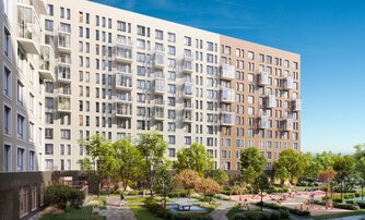 Квартира в ЖК Новые Лаврики, 1 комнатная, 35.35 м², 2 этаж