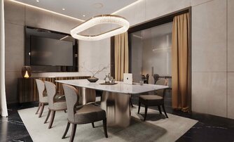 Апартаменты в ЖК 17/33 Петровский Остров, 1 комнатные, 46.02 м², 7 этаж