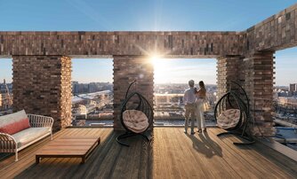 Квартира в ЖК Лермонтовский 54, 4 комнатная, 119.8 м², 9 этаж