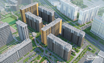 Квартира в ЖК Pulse Premier, 2 комнатная, 53.53 м², 12 этаж