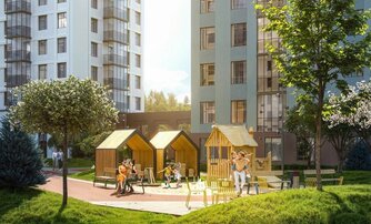 Квартира в ЖК Тишин, 3 комнатная, 70.45 м², 3 этаж