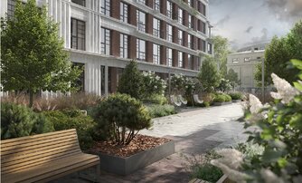 Квартира в ЖК AVANT, студия, 25.19 м², 2 этаж