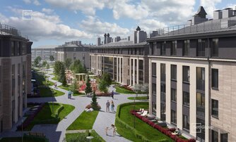 Квартира в ЖК «Дворцовый фасад», студия, 21.64 м², 3 этаж