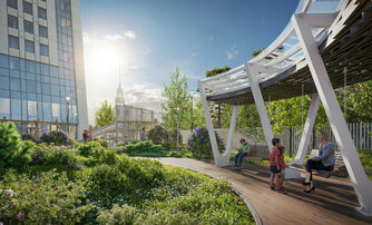 Квартира в ЖК «Бульвар Грина», студия, 26.95 м², 3 этаж