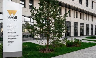 Апартаменты в ЖК Апарт-отель Well , 2 комнатные, 76.64 м², 10 этаж