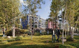 Квартира в ЖК «Дубровка. Park», 1 комнатная, 35.3 м², 4 этаж