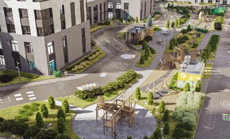 Квартира в ЖК Квартал Б15, 2 комнатная, 60.7 м², 3 этаж