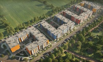 Квартира в ЖК Верево Сити, 1 комнатная, 39.32 м², 4 этаж