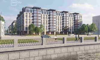 Квартира в ЖК Притяжение, 3 комнатная, 118.2 м², 7 этаж