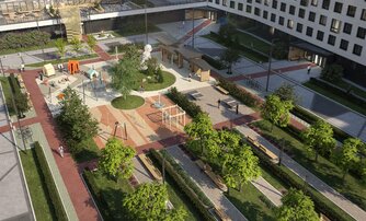 Квартира в ЖК Графика, студия, 34.05 м², 7 этаж