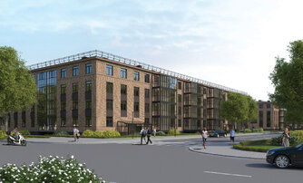 Квартира в ЖК Образцовый квартал, 2 комнатная, 68.03 м², 1 этаж