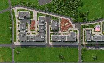 Квартира в ЖК «IQ», 1 комнатная, 39.3 м², 5 этаж