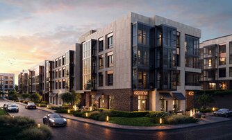 Квартира в ЖК «Охтинские высоты», 3 комнатная, 85.74 м², 1 этаж
