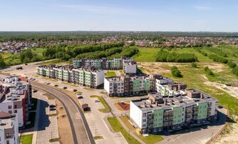 Квартира в ЖК «Счастье 2.0», 3 комнатная, 74.26 м², 1 этаж