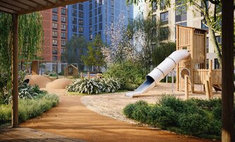 Квартира в ЖК «Янила Форест», 3 комнатная, 66.2 м², 1 этаж