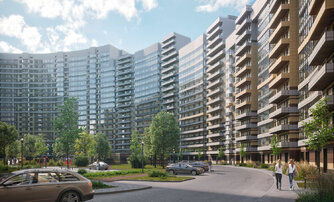 Квартира в ЖК Приморский квартал, 3 комнатная, 92.93 м², 2 этаж