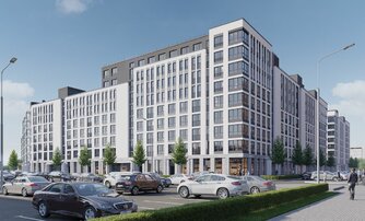 Квартира в ЖК «Кронунг Юг», 1 комнатная, 44.1 м², 3 этаж