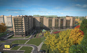 Квартира в ЖК Капральский, 1 комнатная, 42.53 м², 1 этаж