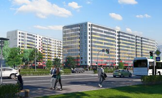 Квартира в ЖК All inclusive, студия, 25.3 м², 9 этаж