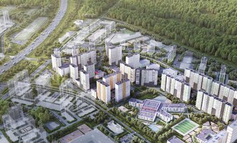 Квартира в ЖК «Ручьи–2», 1 комнатная, 31.9 м², 6 этаж