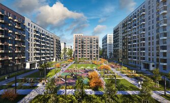 Апартаменты в ЖК «Кантемировская 11», 1 комнатные, 37.7 м², 1 этаж
