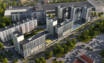 Квартира в ЖК Cube, 2 комнатная, 73.45 м², 3 этаж
