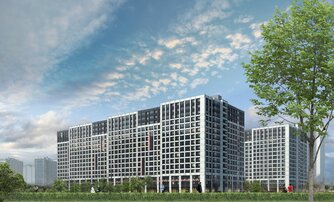 Квартира в ЖК Урбанист, 1 комнатная, 34.86 м², 2 этаж