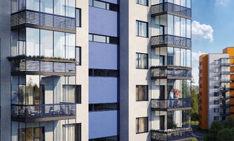 Квартира в ЖК Финский Квартал, 1 комнатная, 42.57 м², 5 этаж