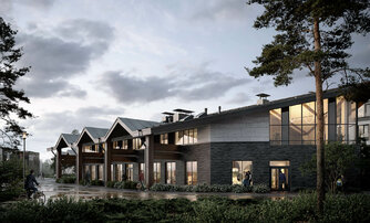 Апартаменты в ЖК «Репин», 3 комнатные, 142.7 м², 1 этаж