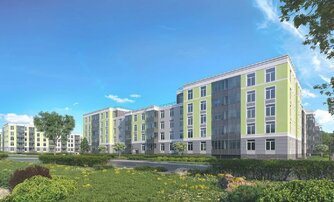 Квартира в ЖК «Новое Сертолово», 1 комнатная, 37.78 м², 1 этаж