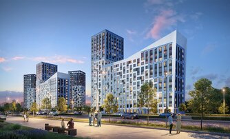 Квартира в ЖК БелАРТ, 1 комнатная, 64.84 м², 1 этаж