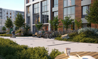 Квартира в ЖК «Сезоны», 3 комнатная, 80.9 м², 1 этаж