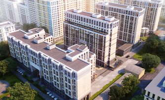 Квартира в ЖК PROMENADE, 3 комнатная, 144.6 м², 3 этаж