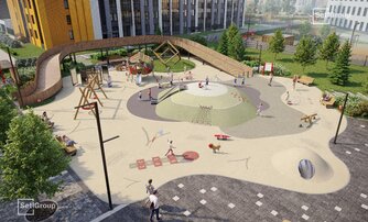 Квартира в ЖК Прайм Приморский, 2 комнатная, 74.4 м², 11 этаж