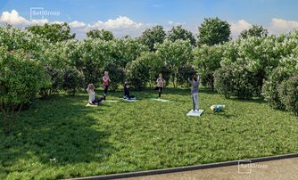 Квартира в ЖК Univer City, 2 комнатная, 52.55 м², 1 этаж