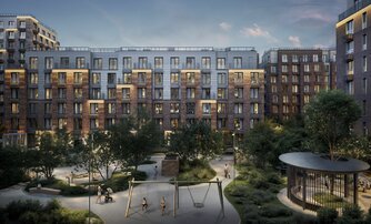 Квартира в ЖК Парусная 1, 3 комнатная, 91.1 м², 2 этаж