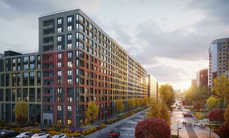 Квартира в ЖК Аквилон Leaves, студия, 28.7 м², 12 этаж