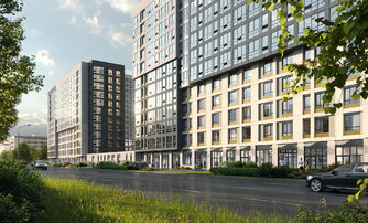 Квартира в ЖК Cube, 2 комнатная, 73.45 м², 3 этаж