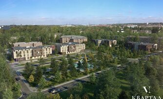 Квартира в ЖК «VI квартал», 3 комнатная, 126.6 м², 3 этаж