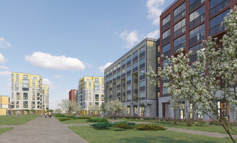 Квартира в ЖК Город спутник Южный, 3 комнатная, 65.83 м², 2 этаж