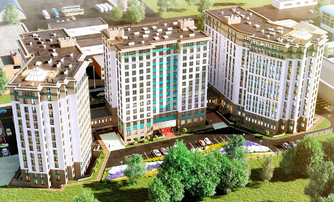 Апартаменты в ЖК Апарт-отель «Начало», 1 комнатные, 40.1 м², 10 этаж