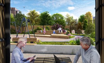 Квартира в ЖК Лофт у Озера, 1 комнатная, 43.6 м², 3 этаж